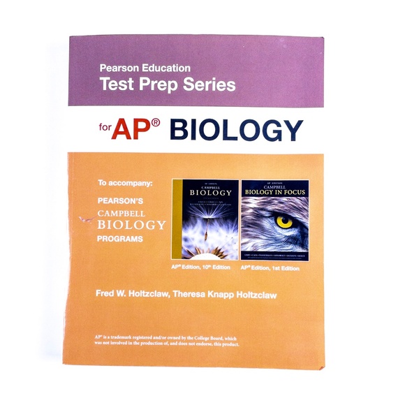 Pearson Education Test Prep Series AP Biology Test Prep Book Exam Prep Holtzclaw - Picture 1 of 5